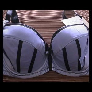 NWT Blue/Black Parfait Bra